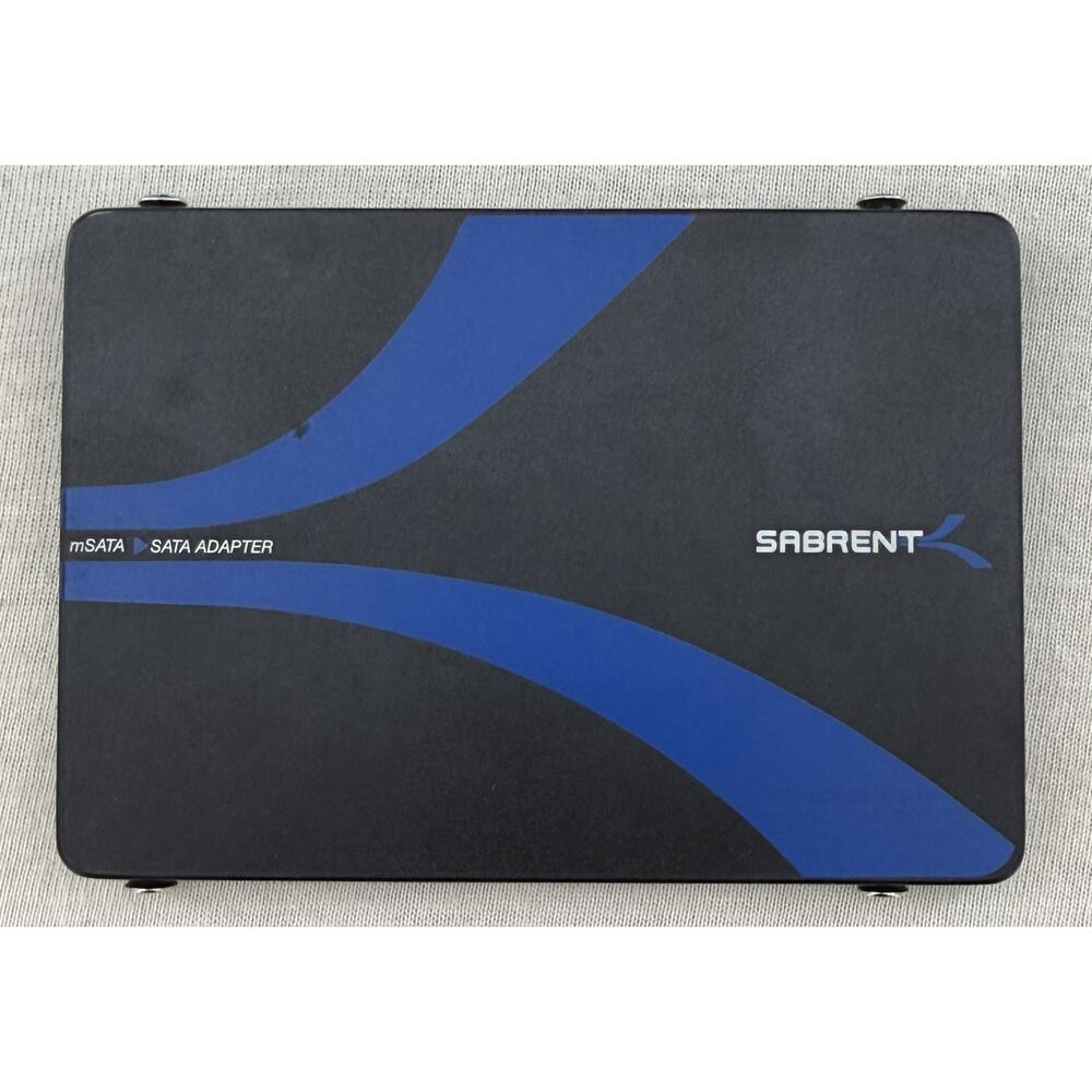 Sabrent EC-MSSA mSATA to 2.5" SATA III Aluminum Enclosure Adapter Used